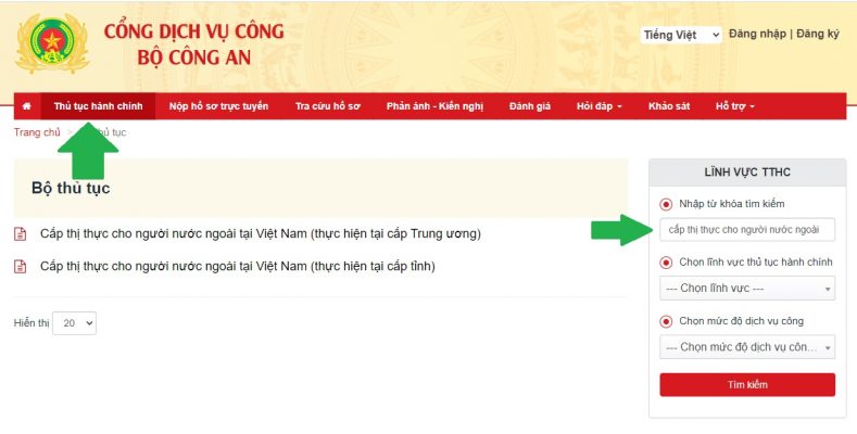 Cấp thị thực cho người nước ngoài tại Việt nam