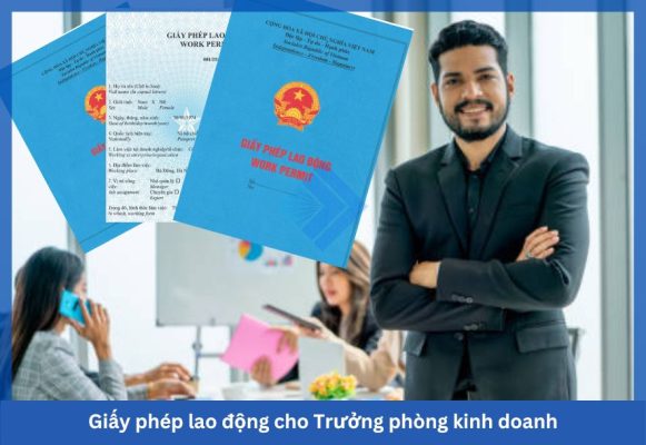 Giấy phép lao động cho Trưởng phòng kinh doanh